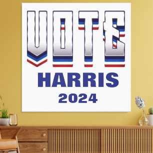 Vote Modern Typography - Election Canvas Print
