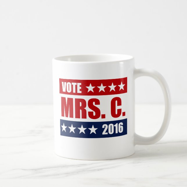 VOTE MRS. C. 2016 COFFEE MUG (Right)