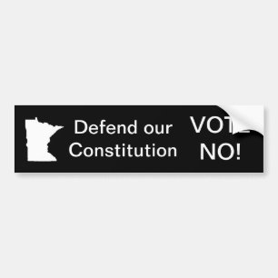Vote No! Bumper Sticker