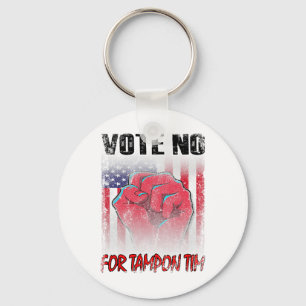 Vote No For Tampon Tim Wheimer Vice President Anti Keychain