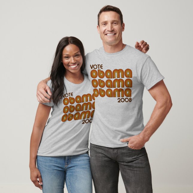 Vote OBAMA 2008 Retro - t-shirt (Unisexe)