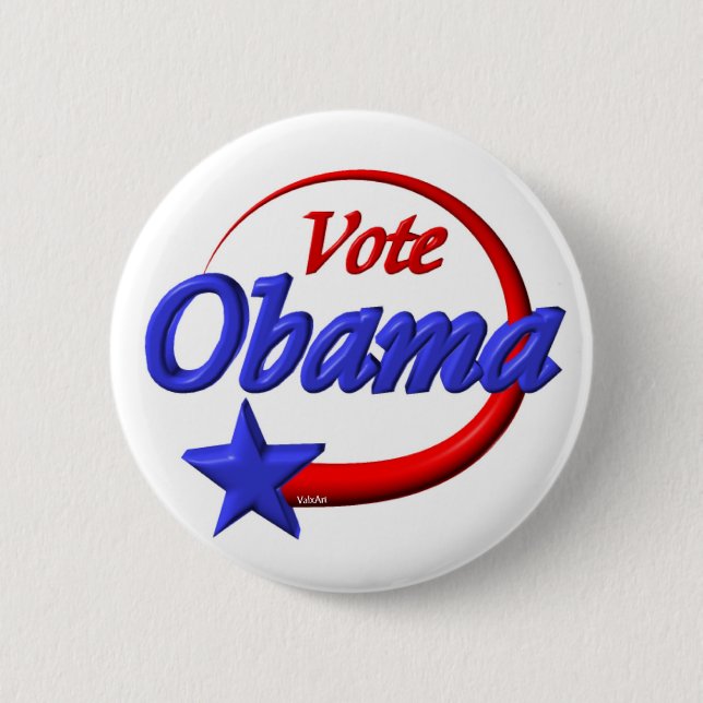 Vote Obama 2012 . Create the future 2 Inch Round Button (Front)