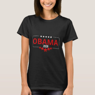 Vote Obama 2028 Retro Obama President 2028 Obama 2 T-Shirt