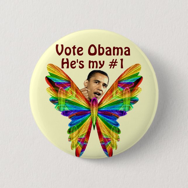 Vote Obama_ 2 Inch Round Button (Front)