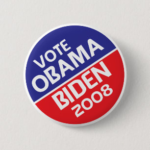 Vote Obama and Biden in 2008 2 Inch Round Button
