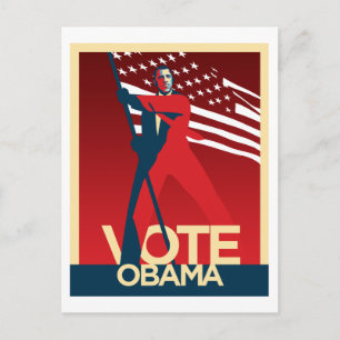 Vote Obama Postcard