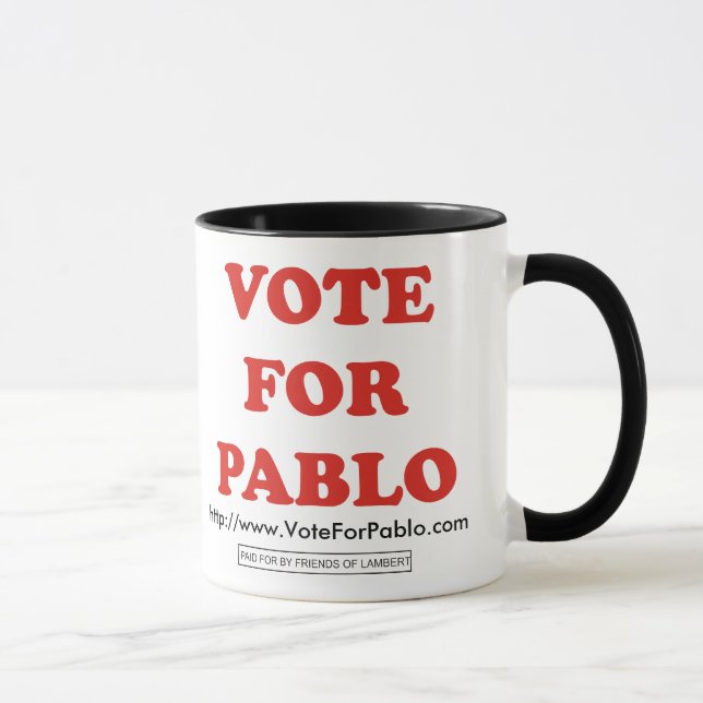 Vote officiel pour la tasse de sonnerie de Pablo (Droite)