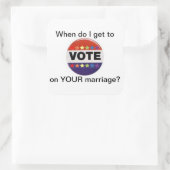 vote on marriage equality sticker (Bag)
