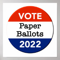 Vote Paper Ballots 2022 Midterm Election