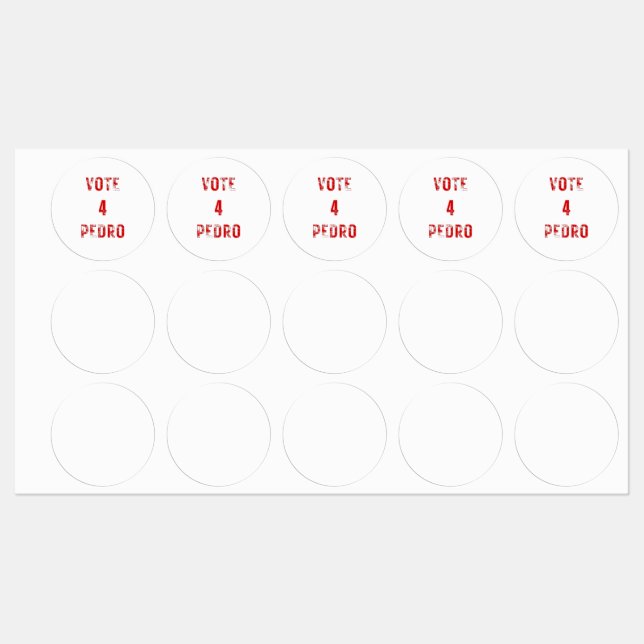 vote Pedro Napoleon funny election text   (Sheet)