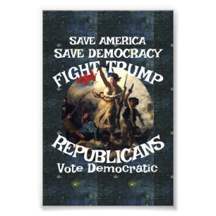 Vote Political Patriotic Trump Republican Party Photo Print