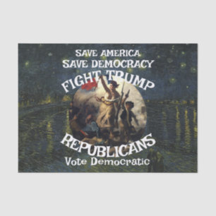 Vote Political Patriotic Trump Republican Party Tissue Paper