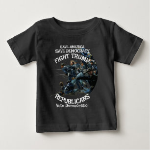 Vote Political Patriotic Trump RepublicanParty Baby T-Shirt