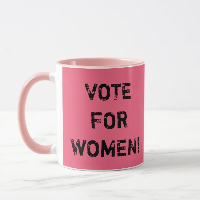 VOTE POUR DES FEMMES ! Tasse de café (Gauche)