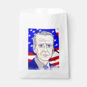 vote president biden american flag favour bag