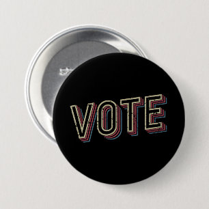 Vote Pro Choice President Election Feminist 3 Inch Round Button