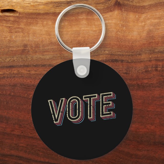 Vote Pro Choice President Election Feminist  Keychain (Front)