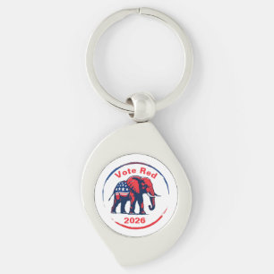Vote Red 2026 Keychain