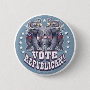 Vote Republican Button