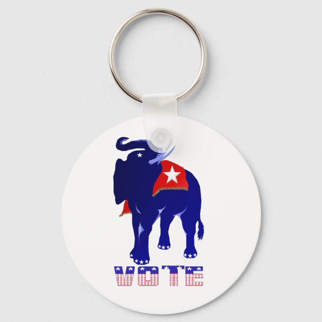 Vote Republican Keychain (Front)