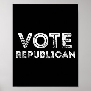 Vote Republican Usa Election Poster