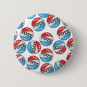 Vote Retro Badge 2 Inch Round Button