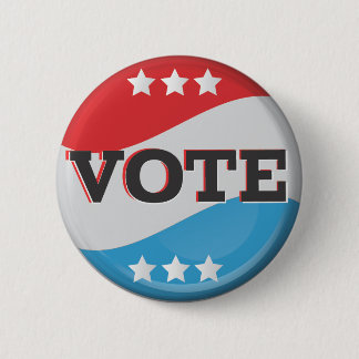 Vote Retro Badge 2 Inch Round Button