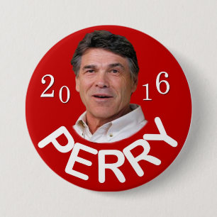Vote Rick Perry 2016 3 Inch Round Button