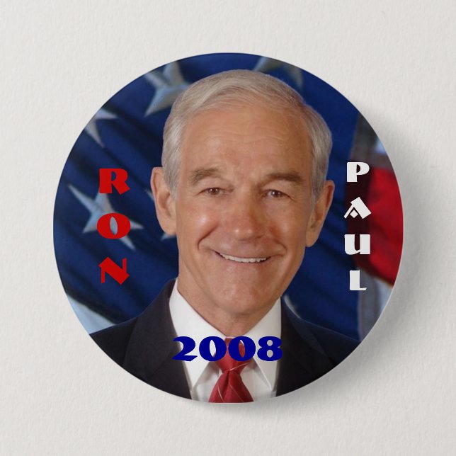 VOTE Ron Paul 2008 Button (Front)