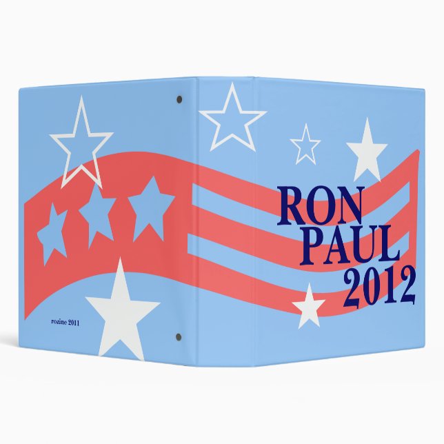 Vote Ron Paul for President 2012 Election Binder (Background)