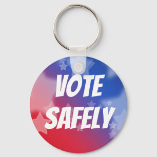 Vote Safely Keychain
