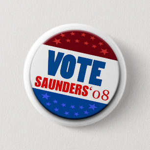 Vote Saunders 08 Button