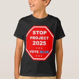 Vote Save Democracy Stop Project 2025 T-Shirt