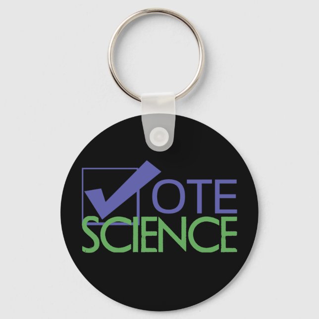 Vote Science Keychain (Front)