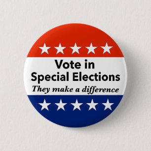 Vote Special Elections 2 Inch Round Button
