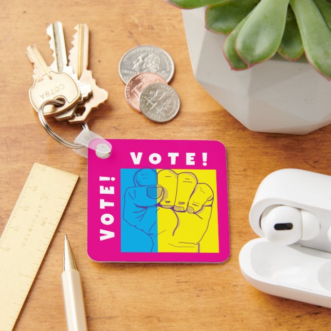 Vote square key chain (Desk)