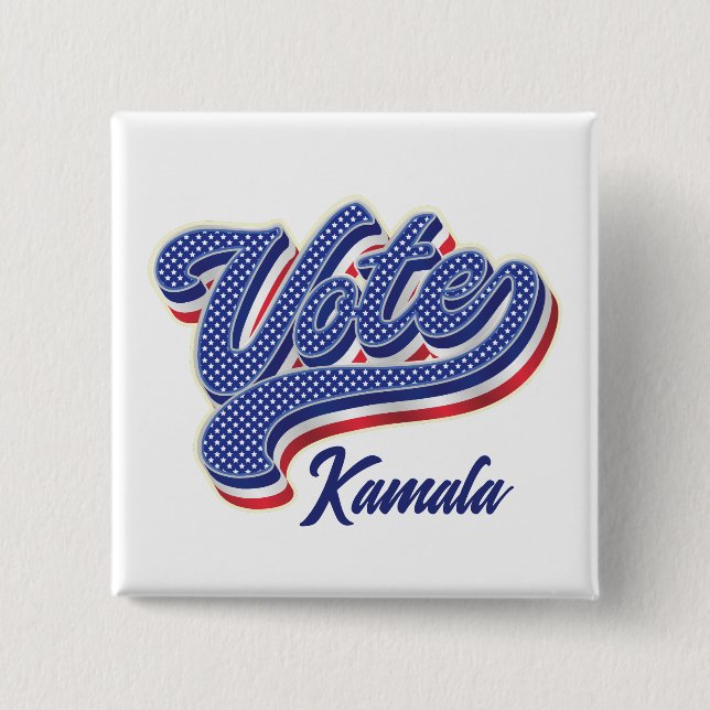 Vote Stars and Stripes - Election  2 Inch Square Button (Front)