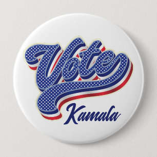 Vote Stars and Stripes - Election 4 Inch Round Button