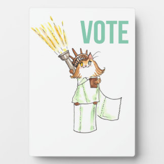 Vote! Tabletop Plaque with Easel