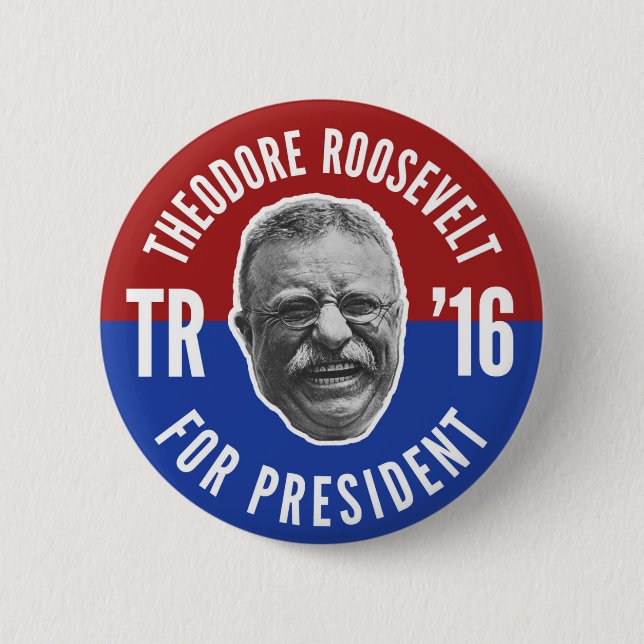 Vote Teddy 2 Inch Round Button (Front)
