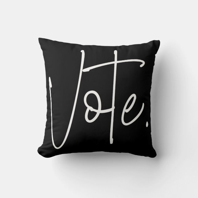 Vote. Throw Pillow (Front)