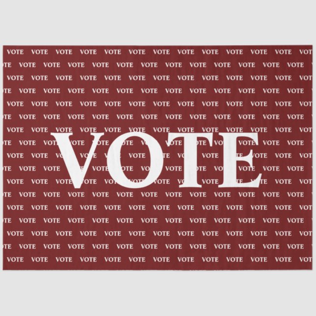 Vote  tissue paper (Front)