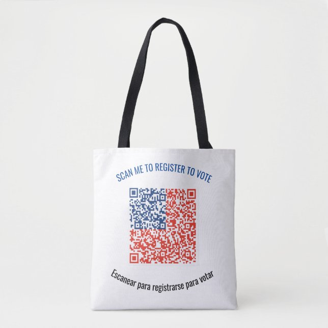 Vote Tote - QR CODE to register voters (Front)
