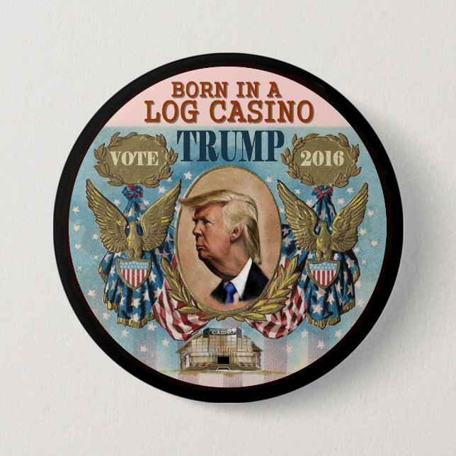 Vote Trump 2016 3 Inch Round Button (Front)