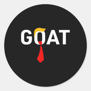 Vote Trump 2024 Funny Support Republican Pro Ameri Classic Round Sticker