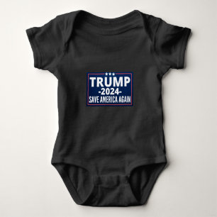 vote, trump 2024, trump2024, 2024, trump 2020 baby bodysuit