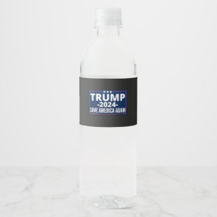 vote, trump 2024, trump2024, 2024, trump 2020 water bottle label
