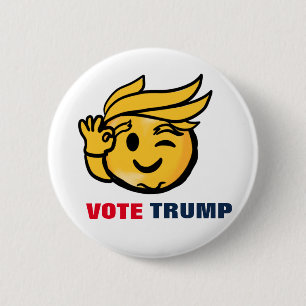 VOTE TRUMP 2 INCH ROUND BUTTON