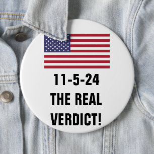 VOTE TRUMP 6 INCH ROUND BUTTON