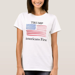 Vote Trump Americans First T-Shirt
